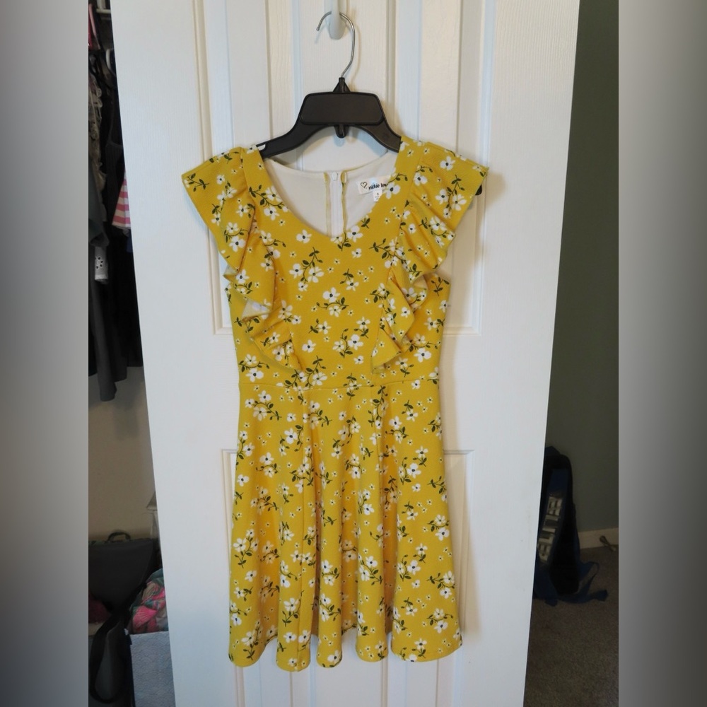 Yellow Floral Dress